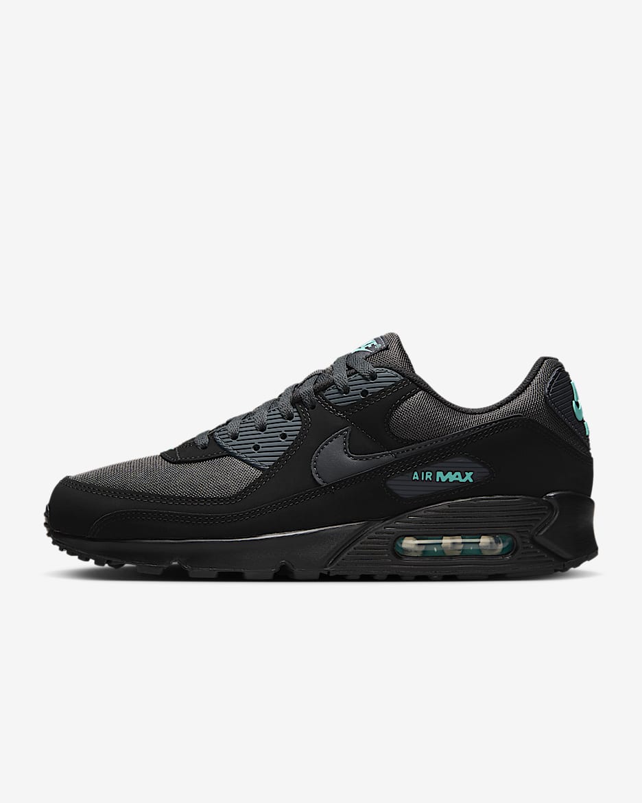 Nike air max 90 schwarz herren on sale